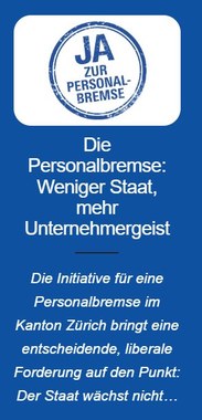 Die Personalbremse: Weniger Staat, mehr Unternehmergeist